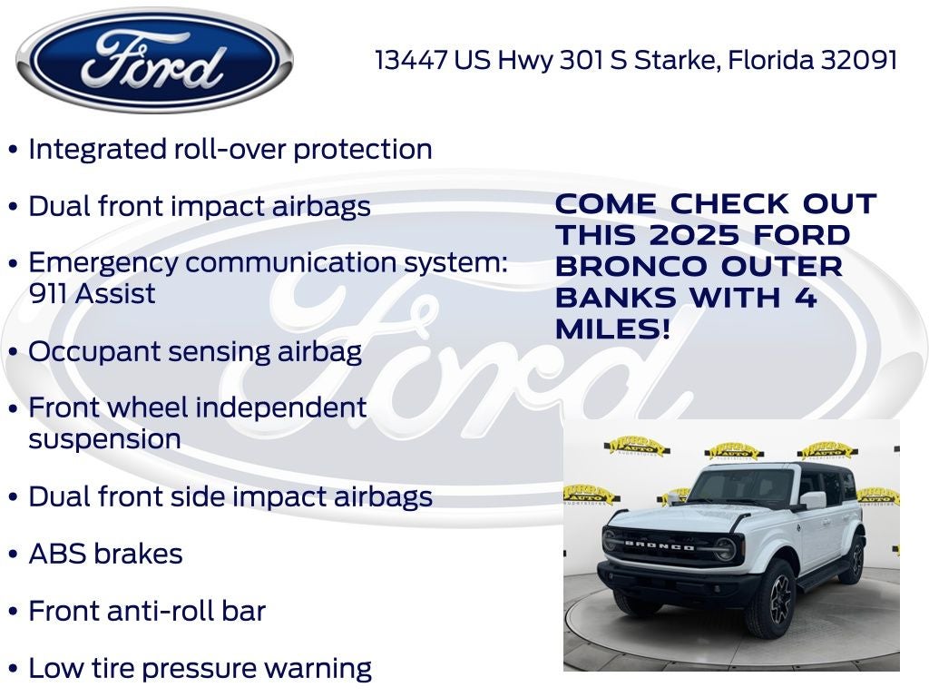 2025 Ford Bronco Outer Banks 312A