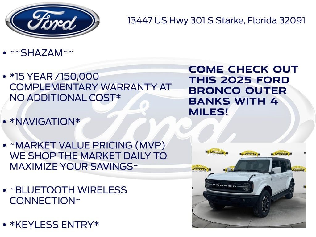 2025 Ford Bronco Outer Banks 312A