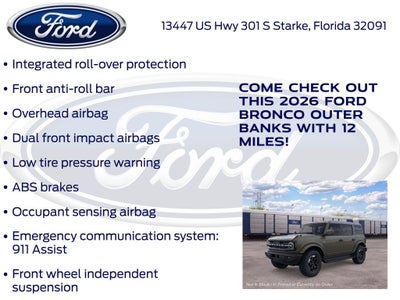 2026 Ford Bronco Outer Banks 314A