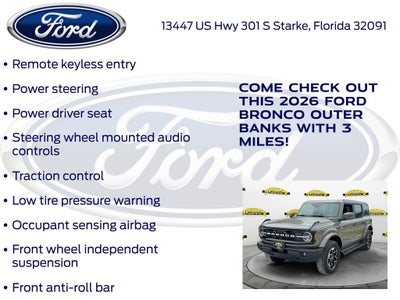 2026 Ford Bronco Outer Banks 314A
