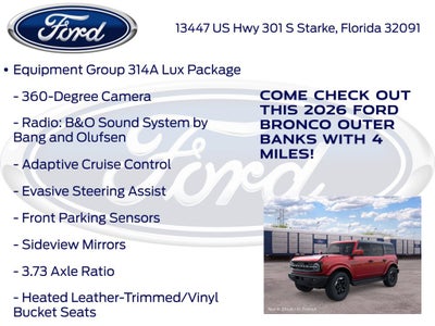 2026 Ford Bronco Outer Banks 314A