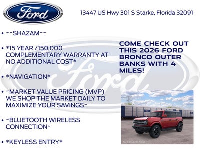 2026 Ford Bronco Outer Banks 314A