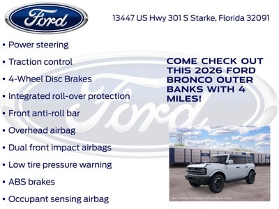 2026 Ford Bronco Outer Banks 314A