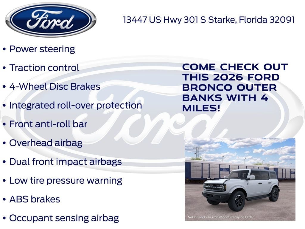 2026 Ford Bronco Outer Banks 314A