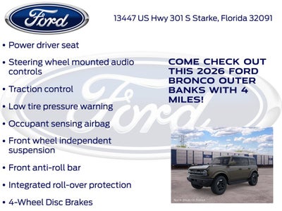 2026 Ford Bronco Outer Banks 314A