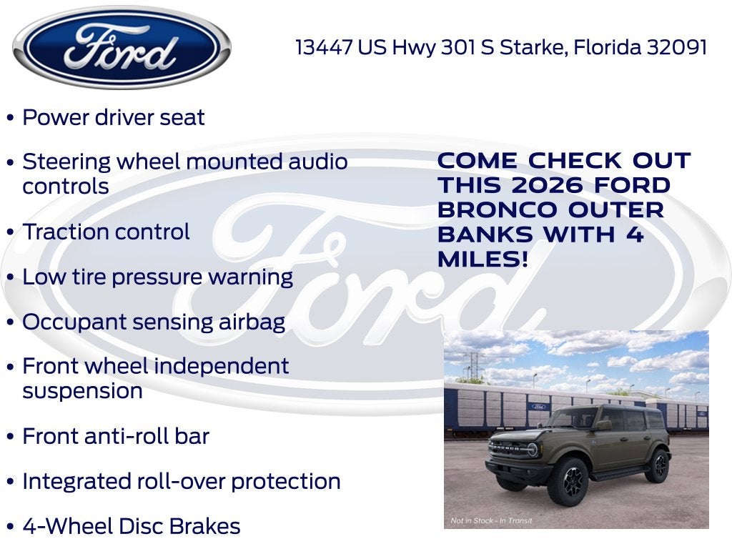 2026 Ford Bronco Outer Banks 314A