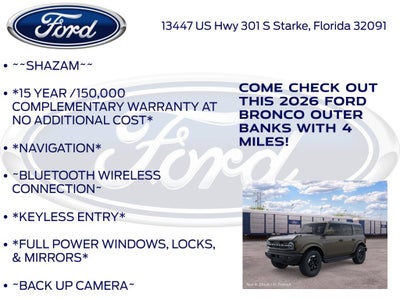 2026 Ford Bronco Outer Banks 314A