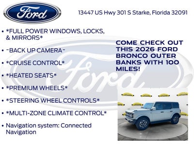 2026 Ford Bronco Outer Banks 312A