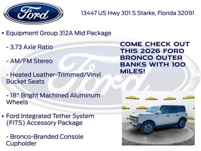 2026 Ford Bronco Outer Banks 312A