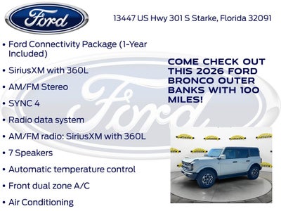 2026 Ford Bronco Outer Banks 312A