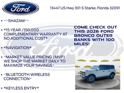 2026 Ford Bronco Outer Banks 312A