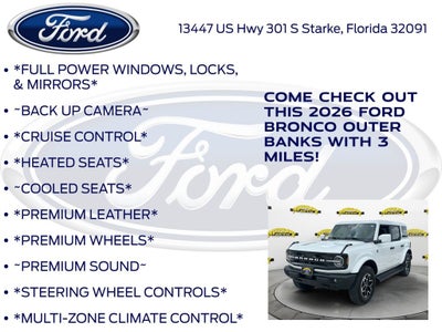 2026 Ford Bronco Outer Banks InTransit