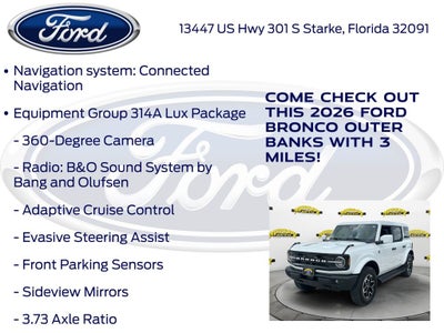 2026 Ford Bronco Outer Banks InTransit