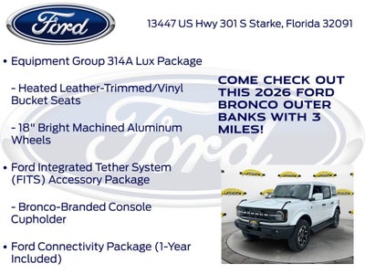 2026 Ford Bronco Outer Banks InTransit