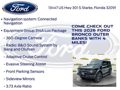 2026 Ford Bronco Outer Banks InTransit