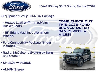 2026 Ford Bronco Outer Banks InTransit
