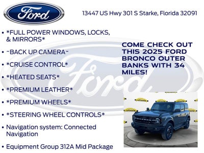 2025 Ford Bronco Outer Banks 312A