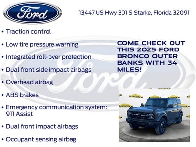 2025 Ford Bronco Outer Banks 312A