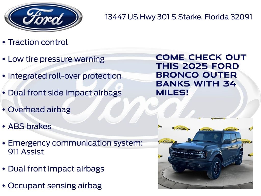 2025 Ford Bronco Outer Banks 312A