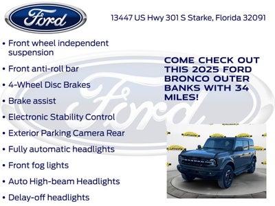 2025 Ford Bronco Outer Banks 312A