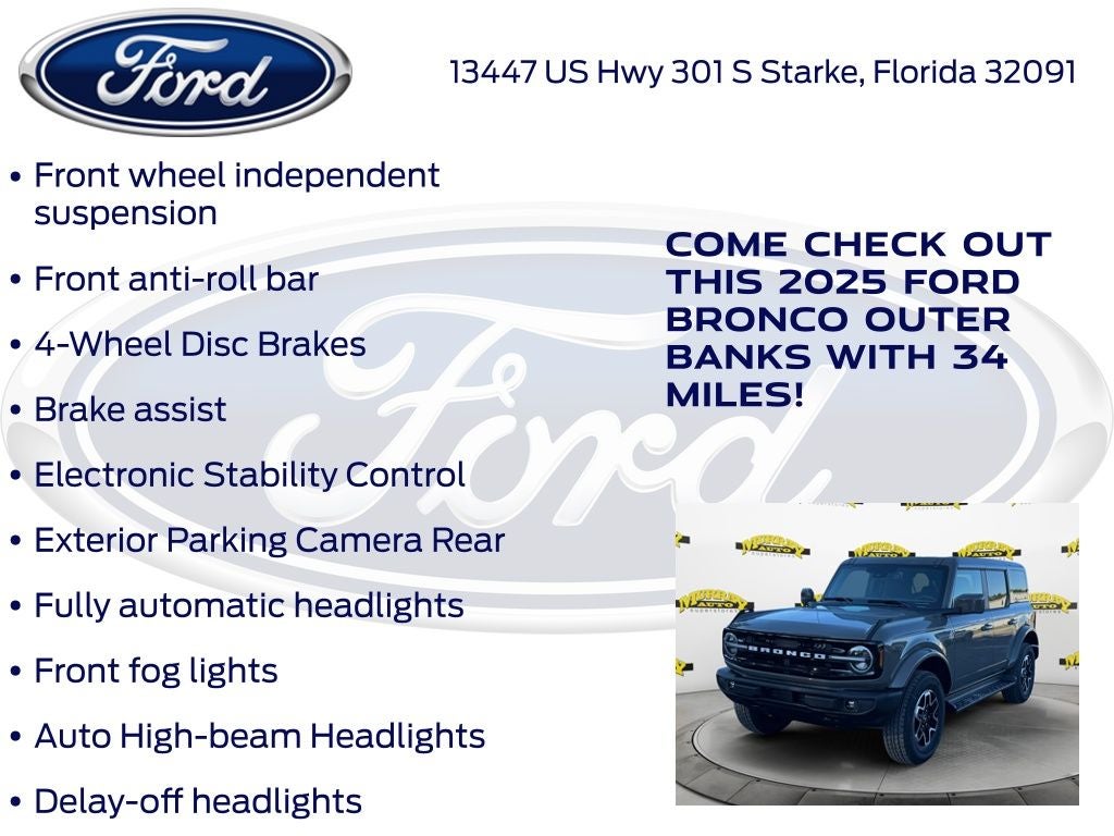 2025 Ford Bronco Outer Banks 312A