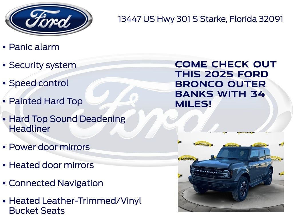 2025 Ford Bronco Outer Banks 312A