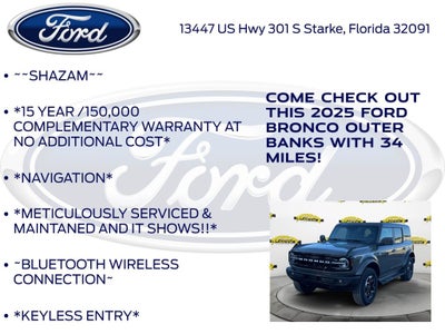 2025 Ford Bronco Outer Banks 312A