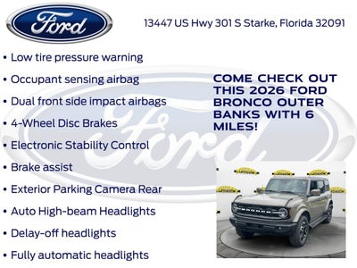 2026 Ford Bronco Outer Banks 312A