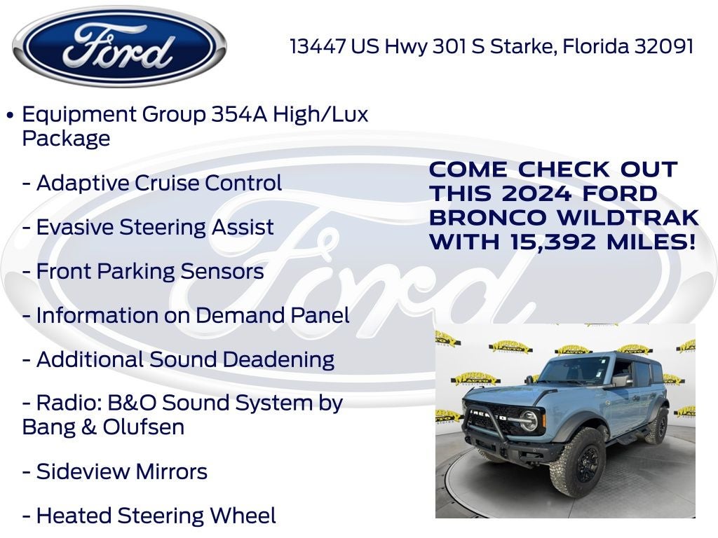 2024 Ford Bronco Wildtrak