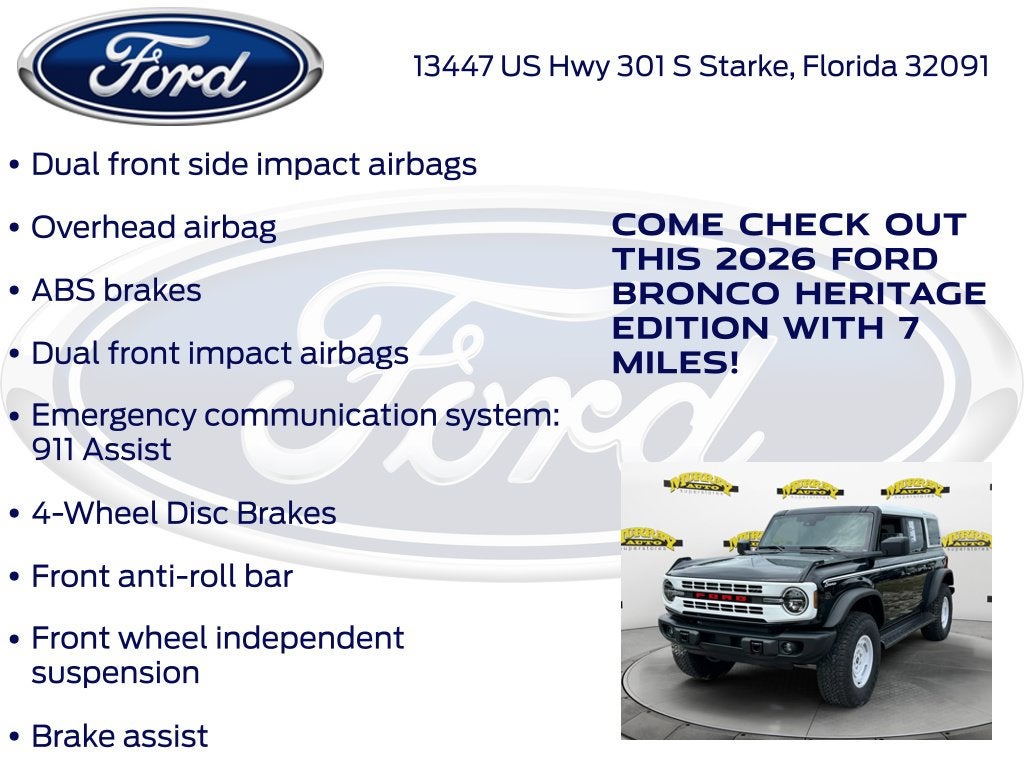 2026 Ford Bronco Heritage Edition 662A