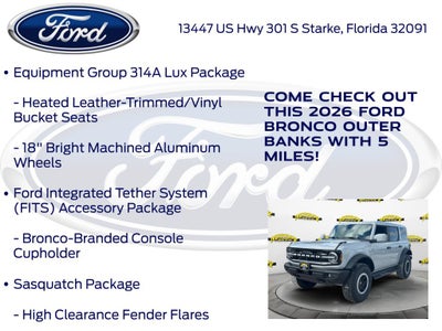 2026 Ford Bronco Outer Banks InTransit