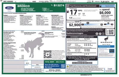 2026 Ford Bronco Badlands 334A