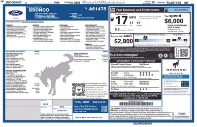 2026 Ford Bronco Badlands 334A