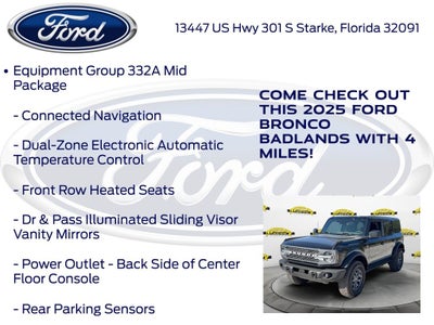 2025 Ford Bronco Badlands 331A