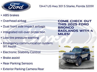 2025 Ford Bronco Badlands 331A