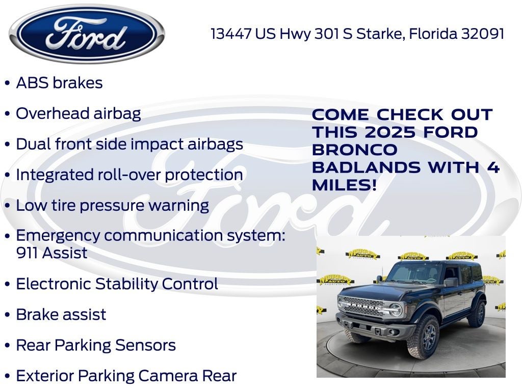 2025 Ford Bronco Badlands 331A