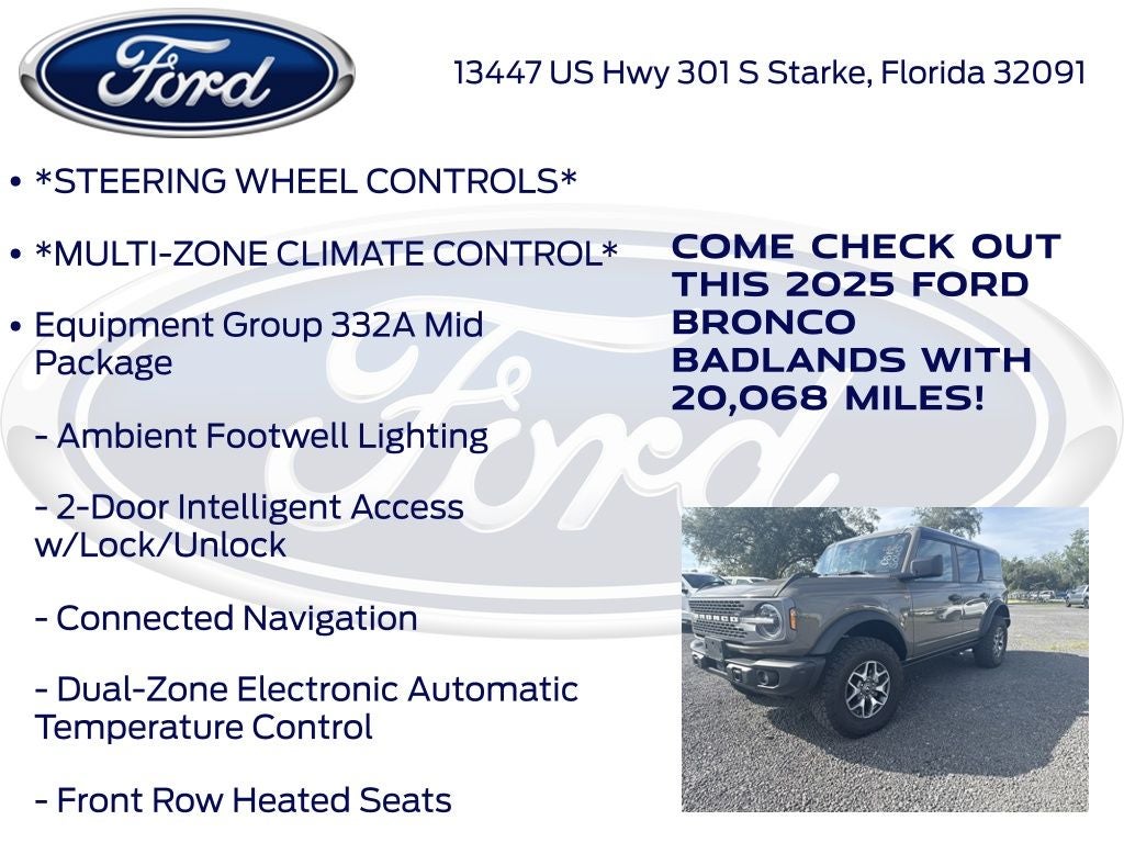 2025 Ford Bronco Badlands