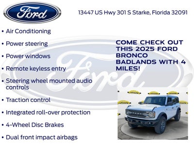 2025 Ford Bronco Badlands 331A