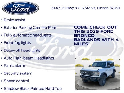 2025 Ford Bronco Badlands 331A