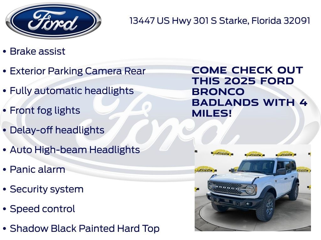 2025 Ford Bronco Badlands 331A