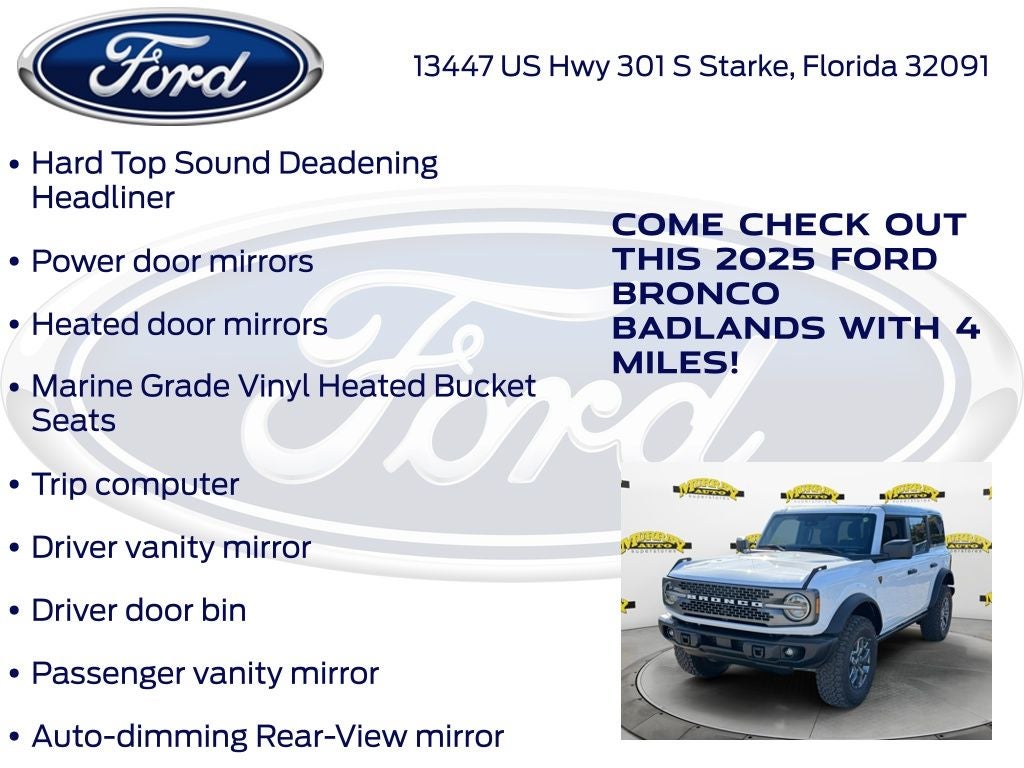 2025 Ford Bronco Badlands 331A