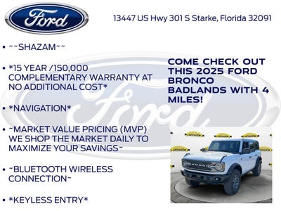 2025 Ford Bronco Badlands 331A