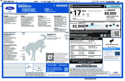 2026 Ford Bronco Badlands 334A