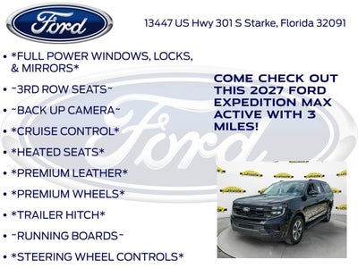 2027 Ford Expedition Max Active 202A