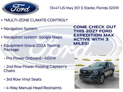 2027 Ford Expedition Max Active 202A