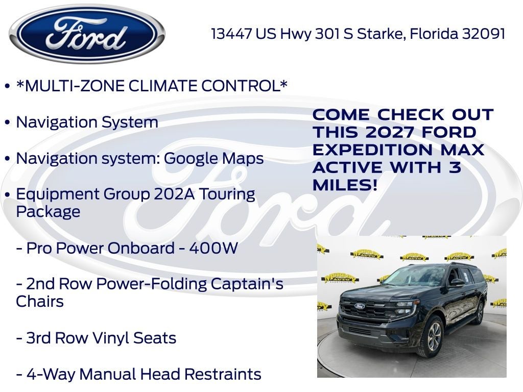 2027 Ford Expedition Max Active 202A