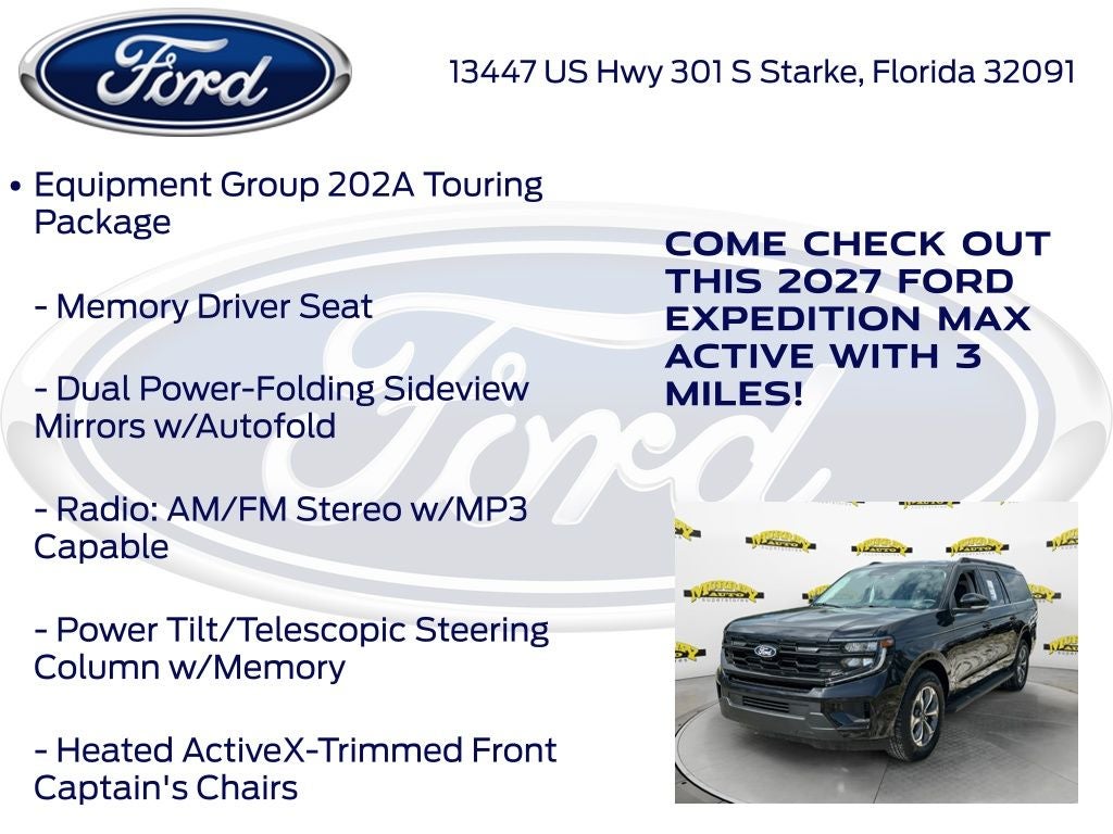 2027 Ford Expedition Max Active 202A