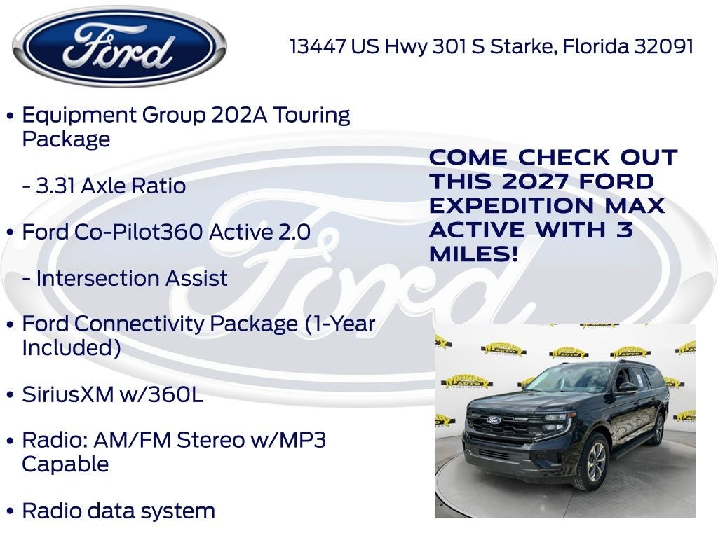 2027 Ford Expedition Max Active 202A