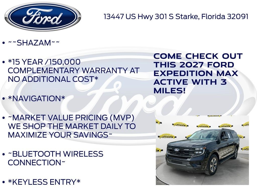 2027 Ford Expedition Max Active 202A