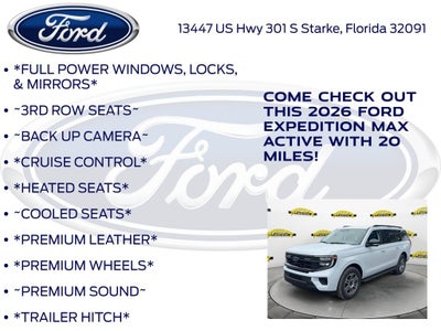 2026 Ford Expedition Max Active 202A